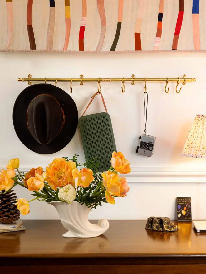 The Brass Hanging Rail