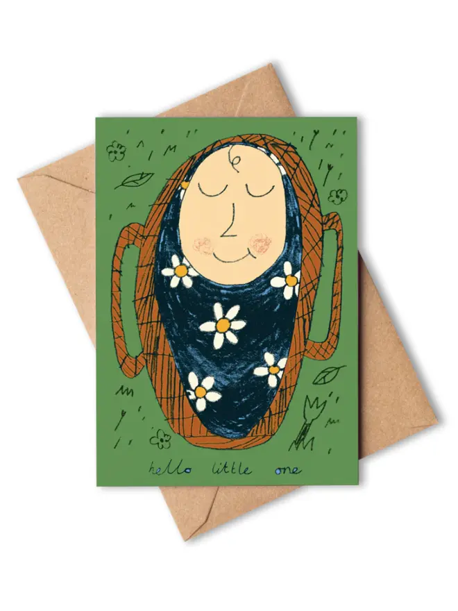 'Hello Little One' Greeting Card