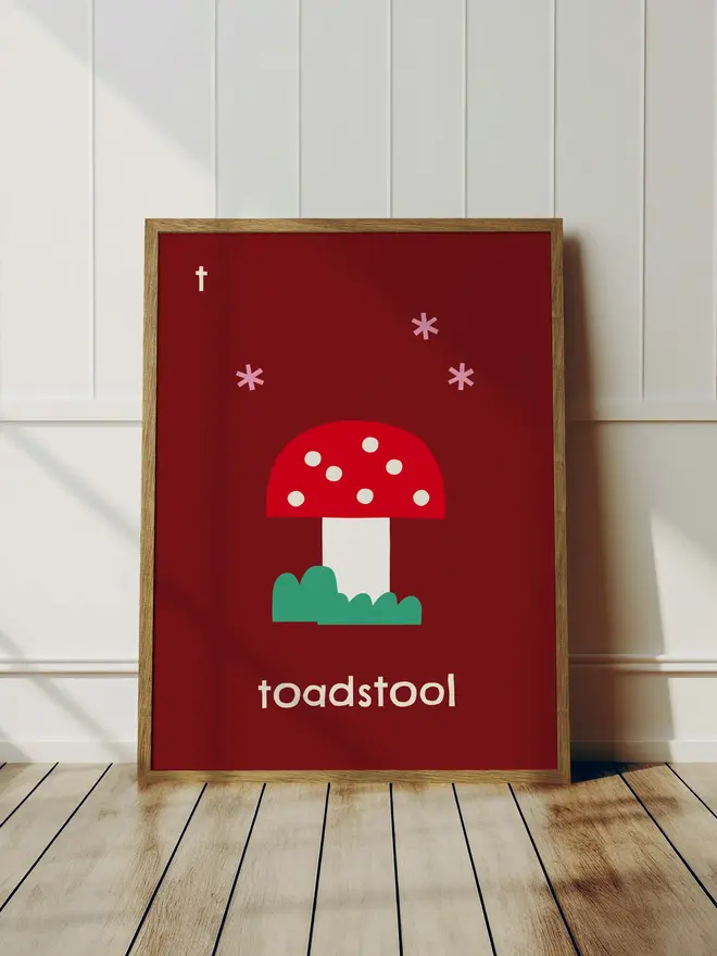 'Toadstool' Print