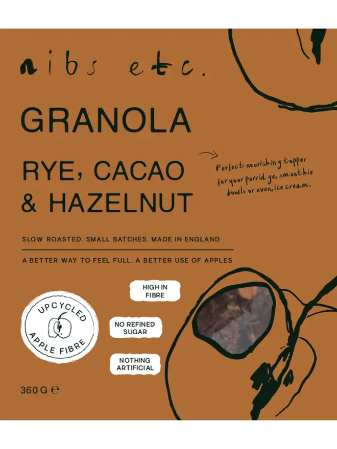 nibs etc. Rye Cacao Hazelnut Granola New Window