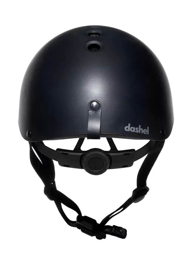 Dashel Black Helmet from the back.