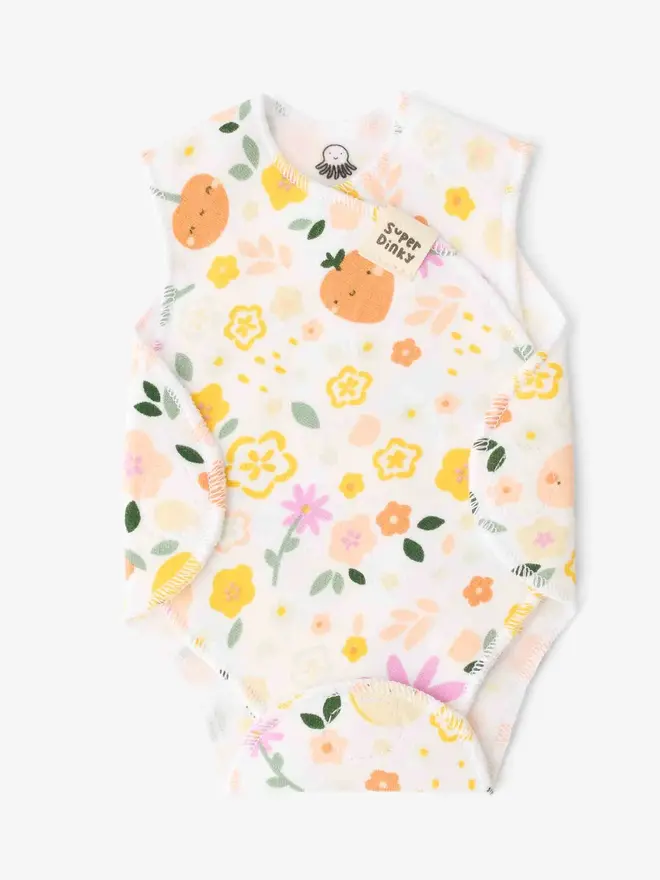 Floral Fruity Neonatal Intensive Care Unit vest