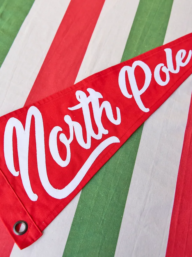 North pole pennant flag