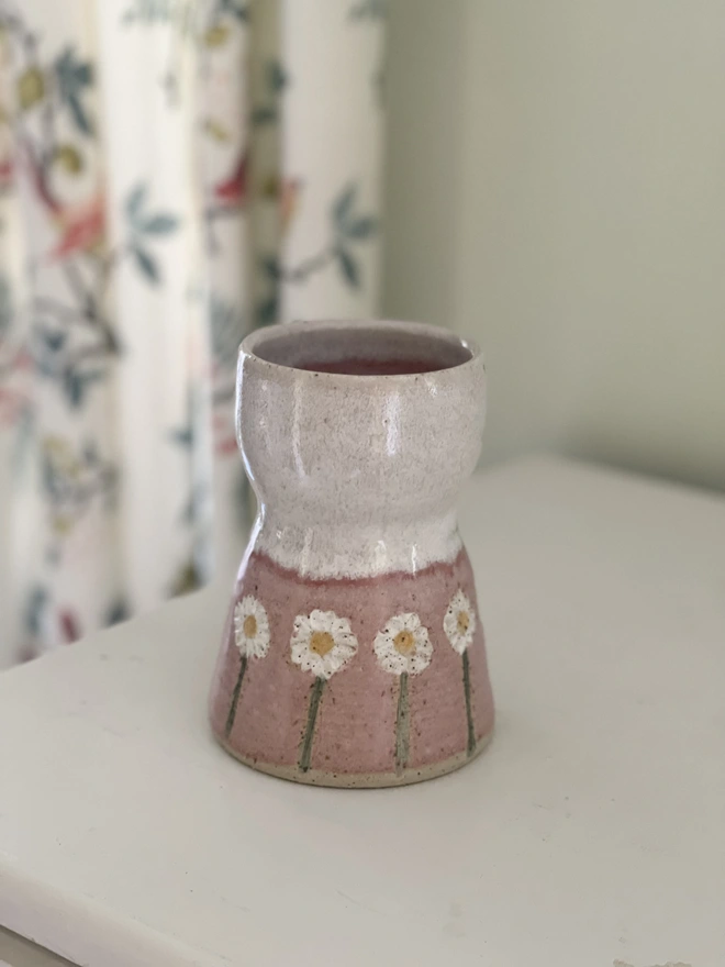 flower vase pink vase