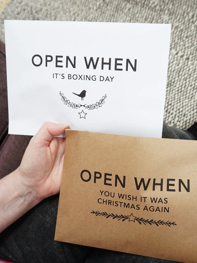 Open When Gift for Christmas