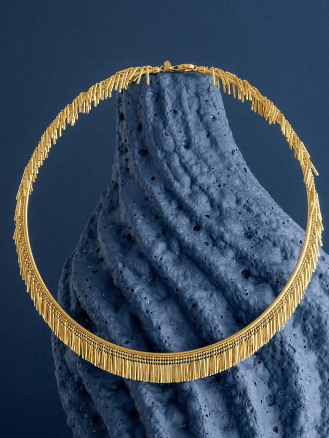 Loel Gold Tassel Choker