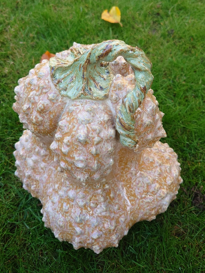 Pumpkin Sculpture garden ceramics