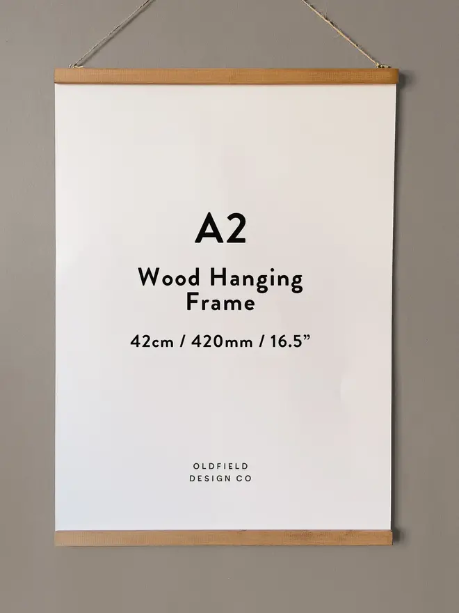 a2 wooden print frame