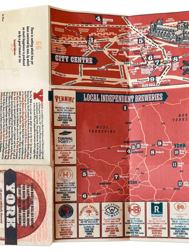 York Pocket Pub Guide. A pub guide to York.
