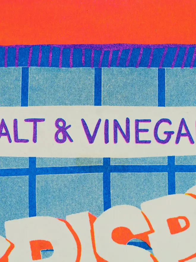 Crisps Risograph Print