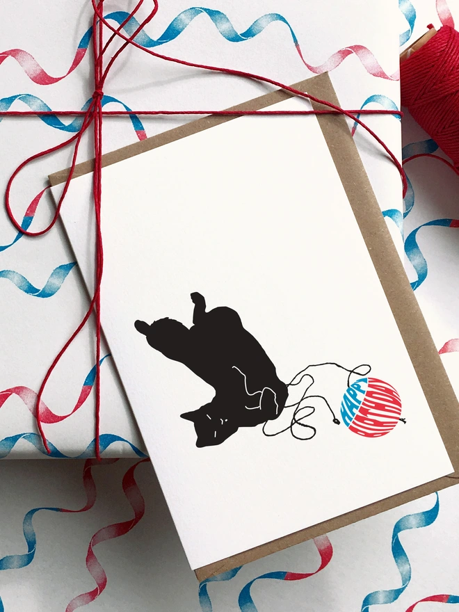 Ribbon Design Wrapping Paper