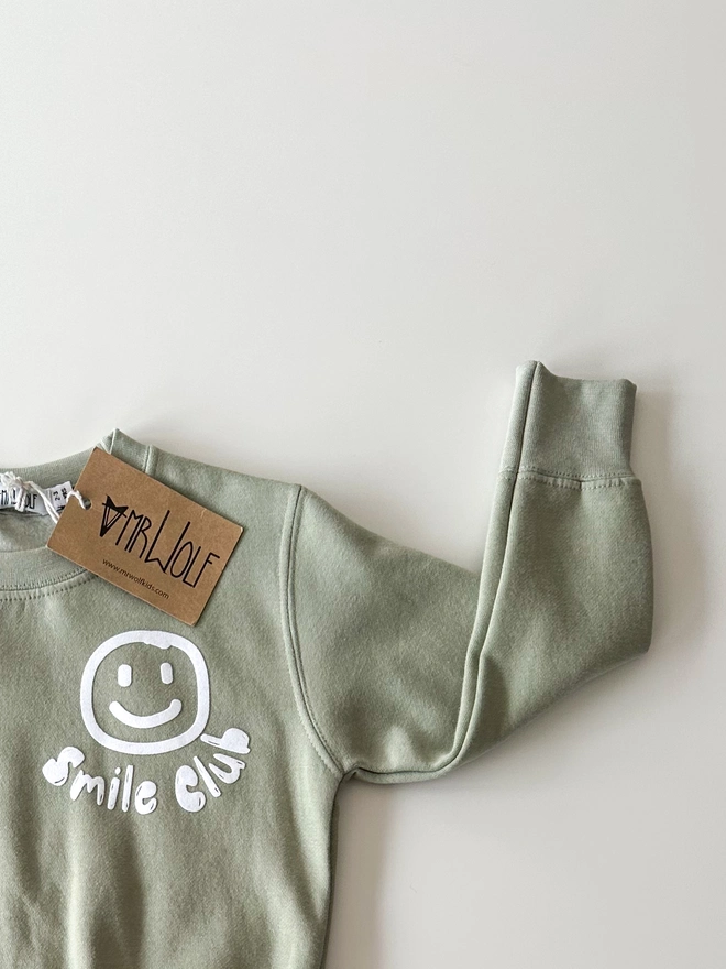 Smile club sweatshirt kids toddlers babies