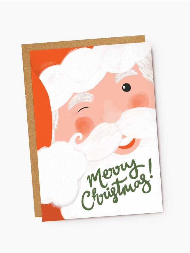 cheeky santa christmas card pack