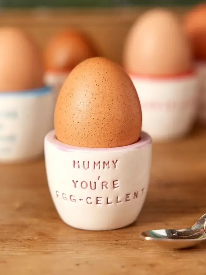 Single Personalised Ceramic Egg Cup