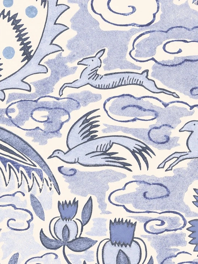 Tree Of Life Blue Hues Wallpaper