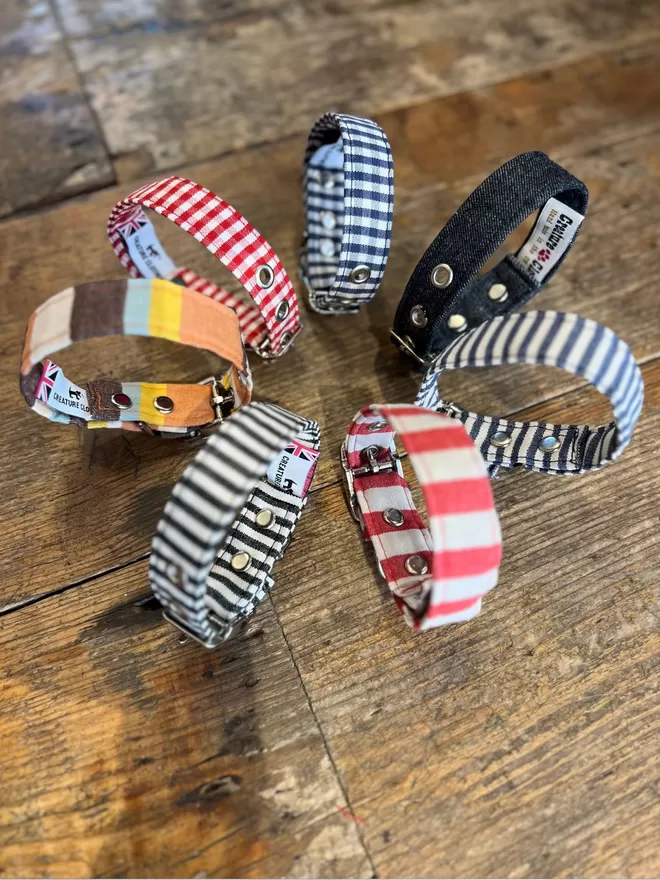 Vegan Fabric Dog Collars By Creature Clothes
