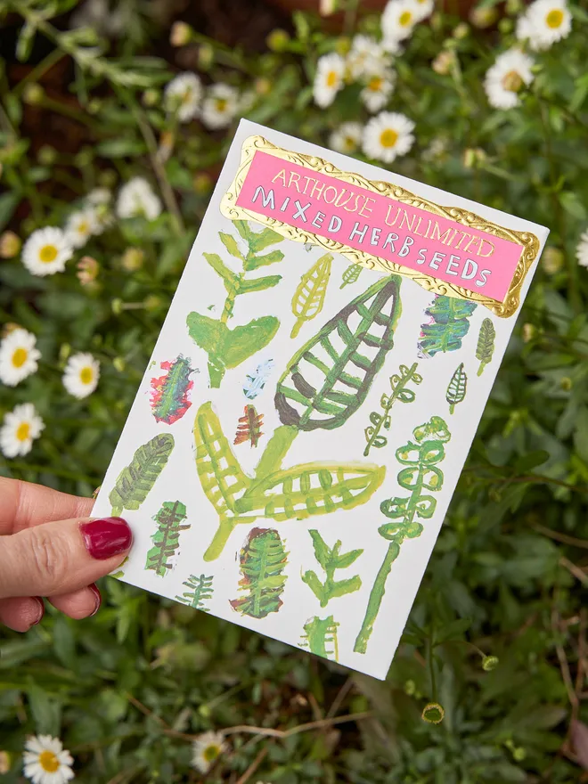 Mixed herbs seed packets