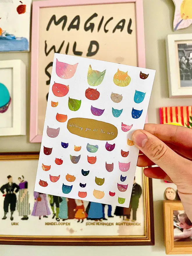 Wishing you 100000 cats. What could be better?