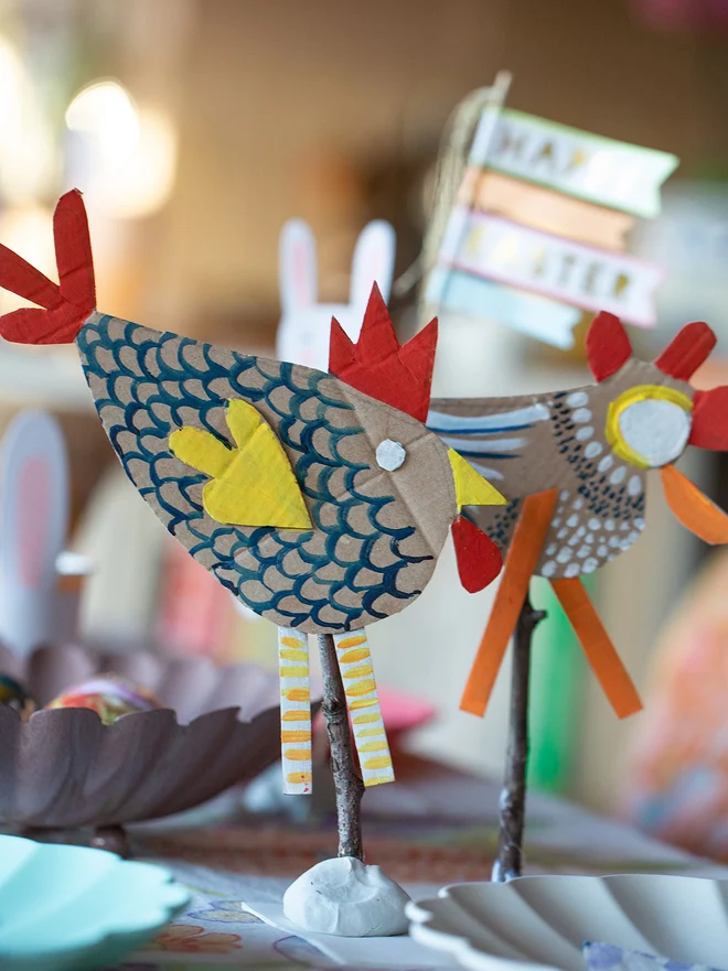 Chicken table centrepiece