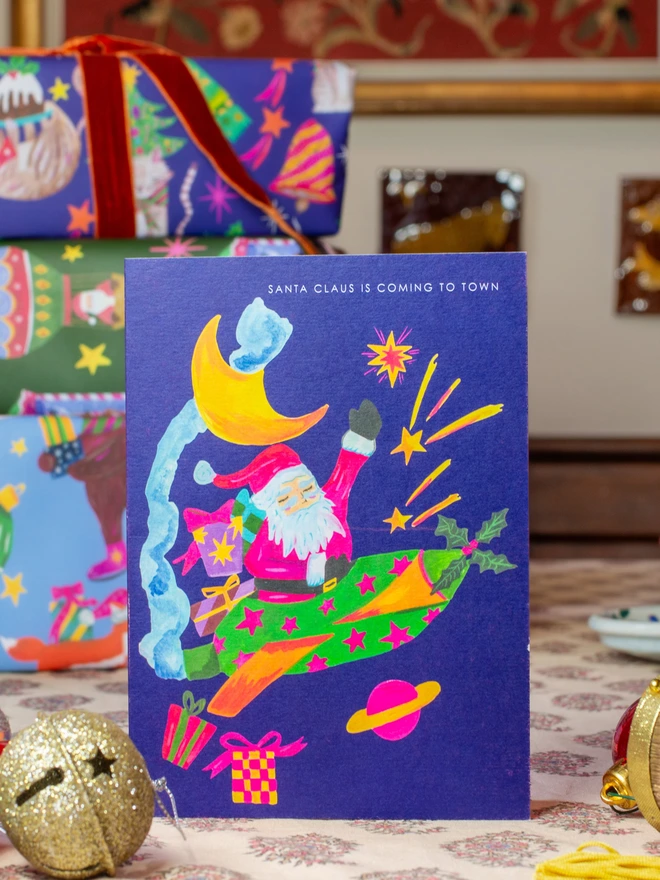 space xmas card