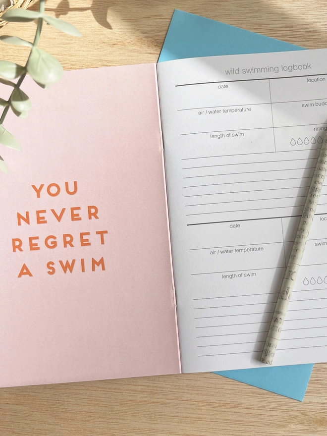 Wild Swimming Logbook