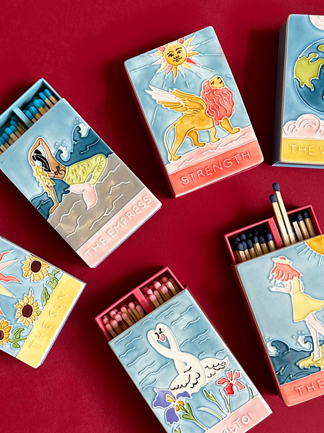 The Empress Ceramic Matchbox