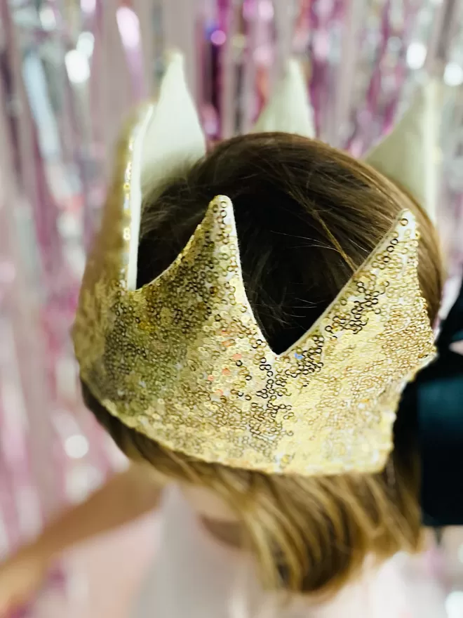 sequin crown kids crown birthday crown sparkle birthday gift kids birthday birthday party party crown 