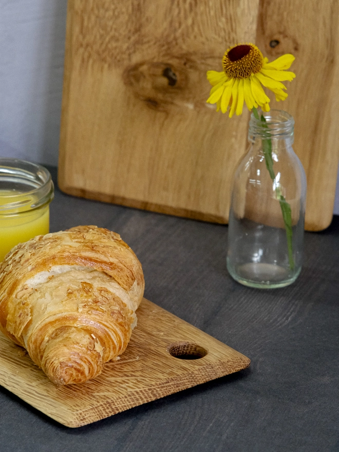 Handmade Oak Breakfast Board