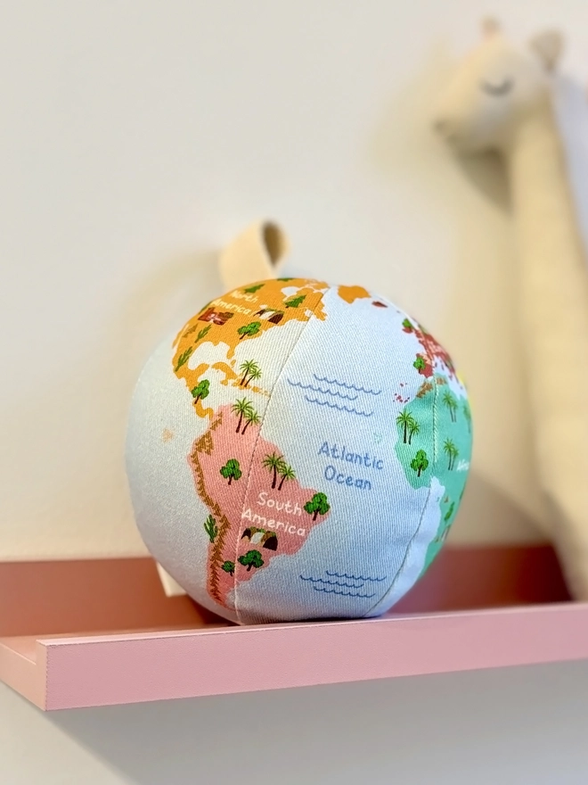 soft toy kids globe