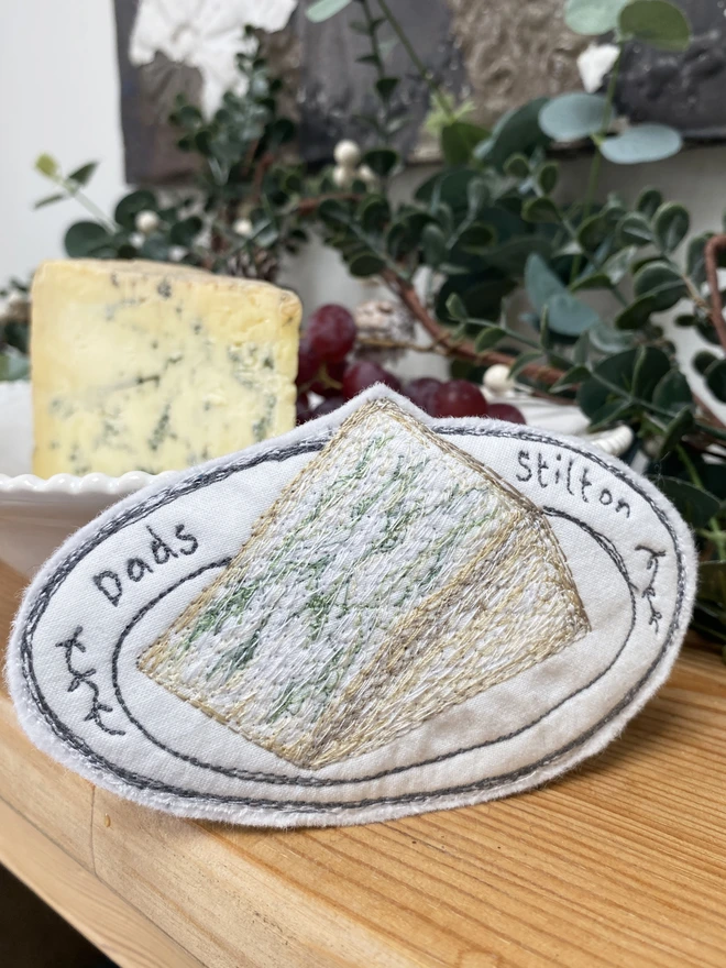 Personalised Stilton Christmas Decoration