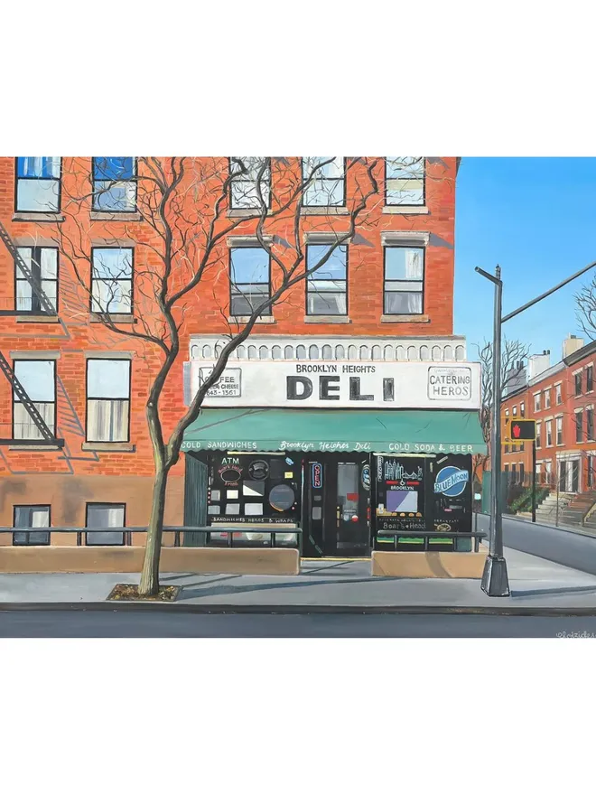 Brooklyn Heights Deli Fine Art Print