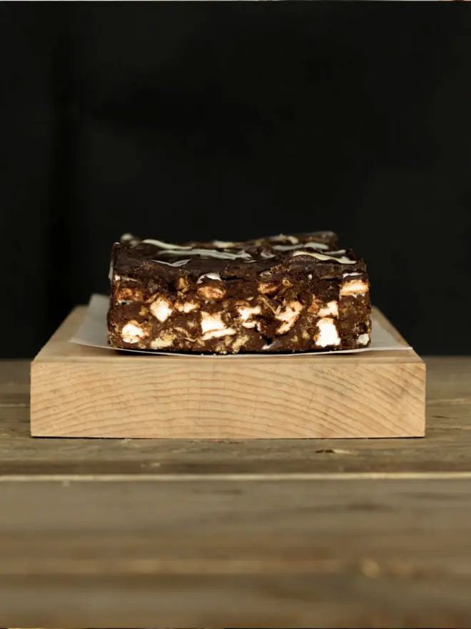 A slice of Rocky Road
