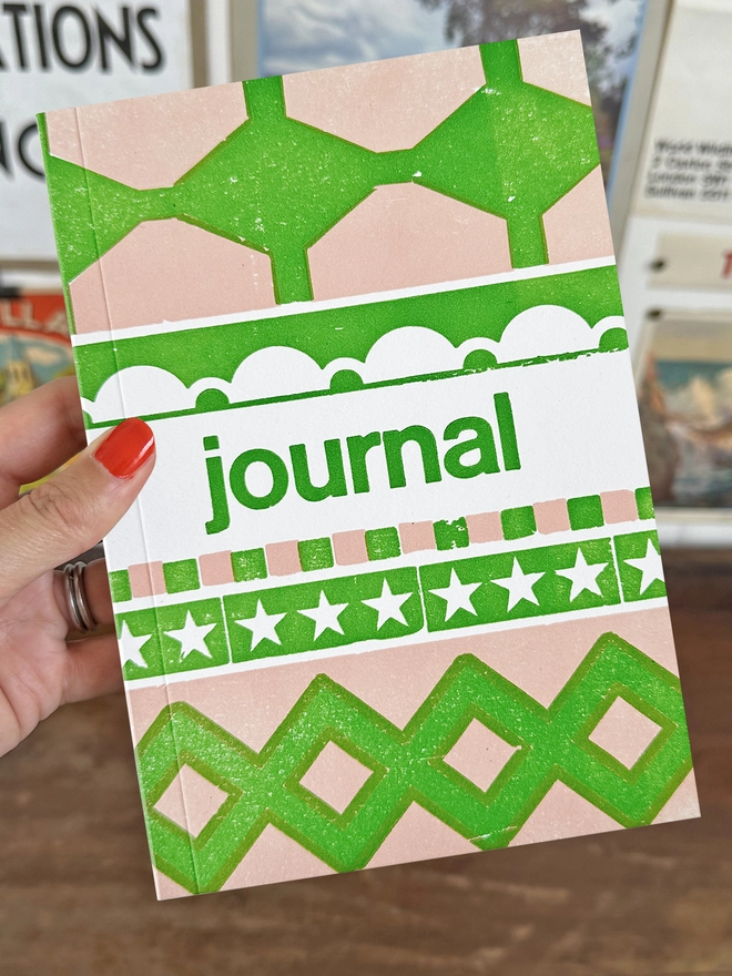 Carnival Green and Pink