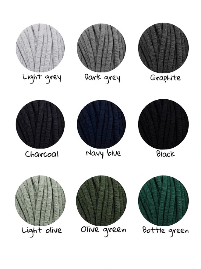 yarn colour palette zuri house