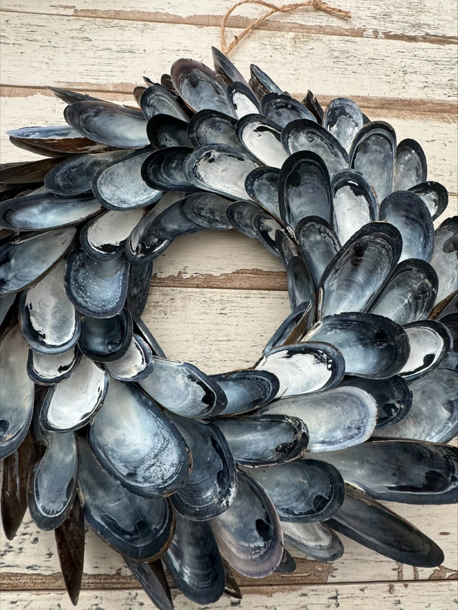  Small Mussel Shell Wreath