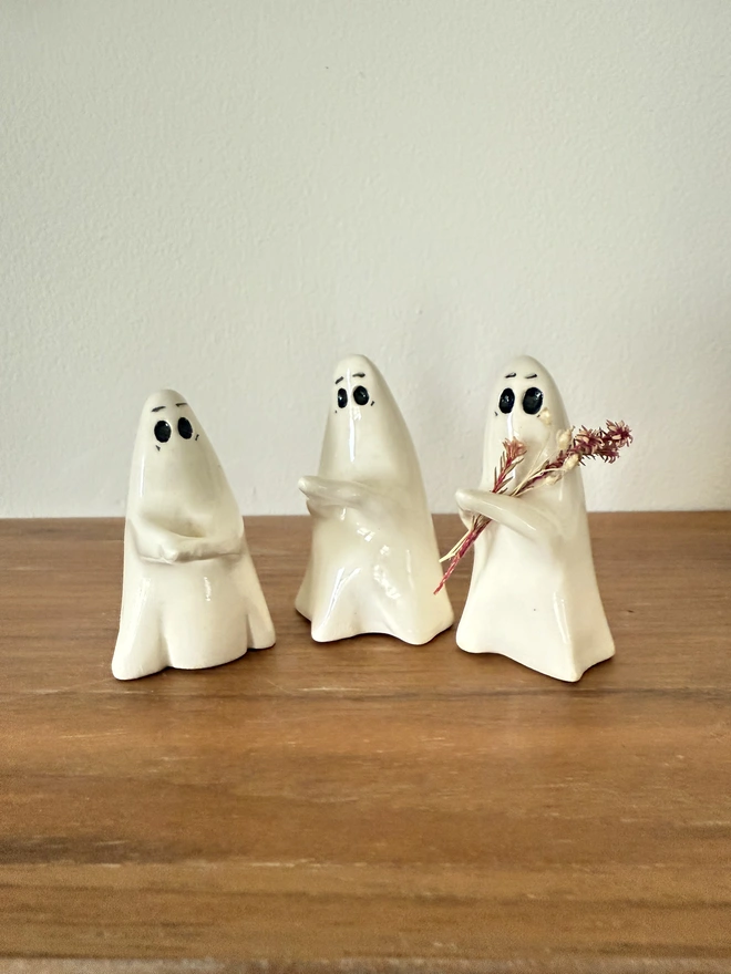 Ceramic Mini Ghosts that Hold Things (Club Holly & Co)