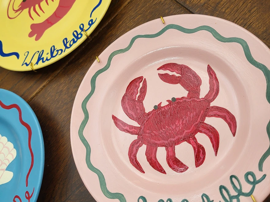 Personalised Seaside Wall Plate