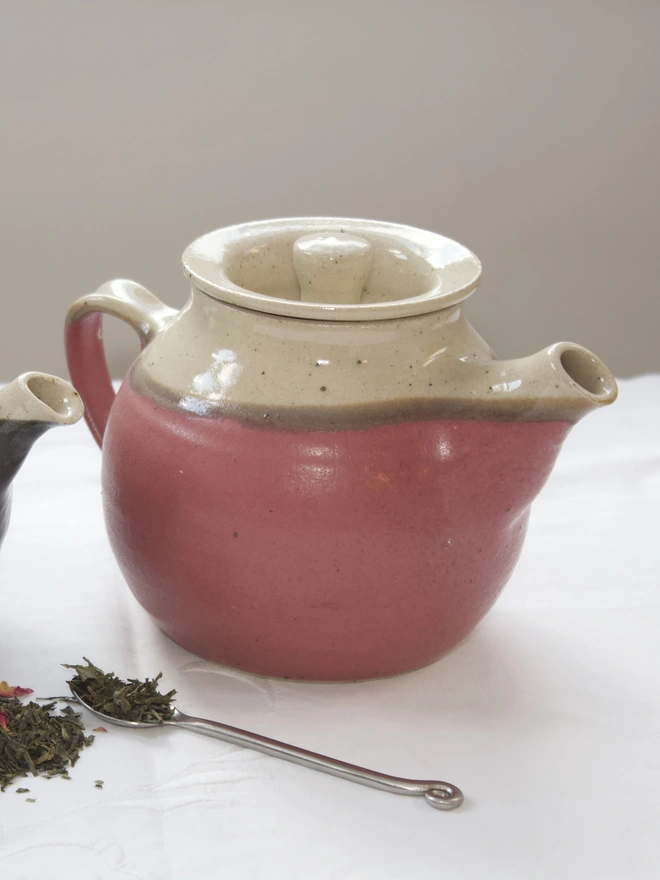 raspberry rust teapot