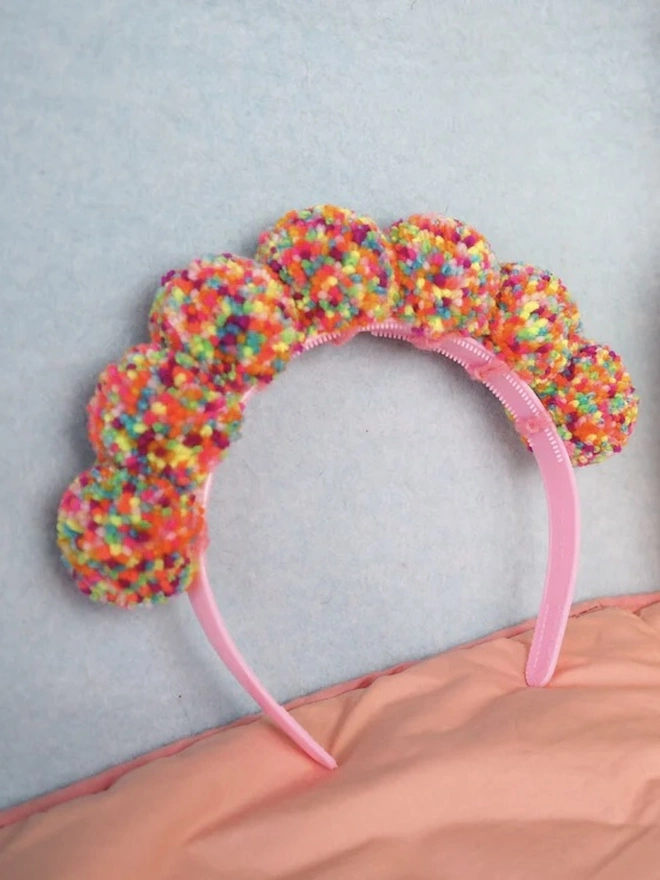 Confetti Pom Pom Headband