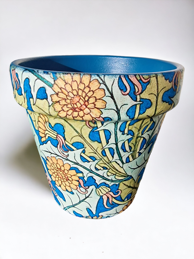 Art nouveau Dandelion design Plant Pot