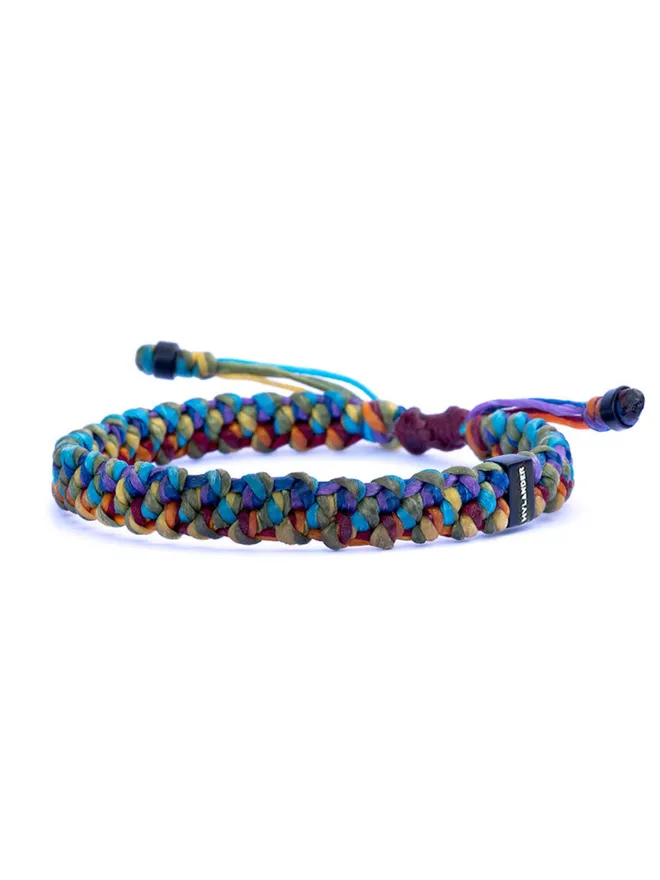 men rainbow bracelet waterproof