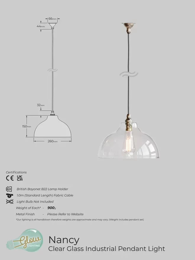 Standard Nancy Specification sheet