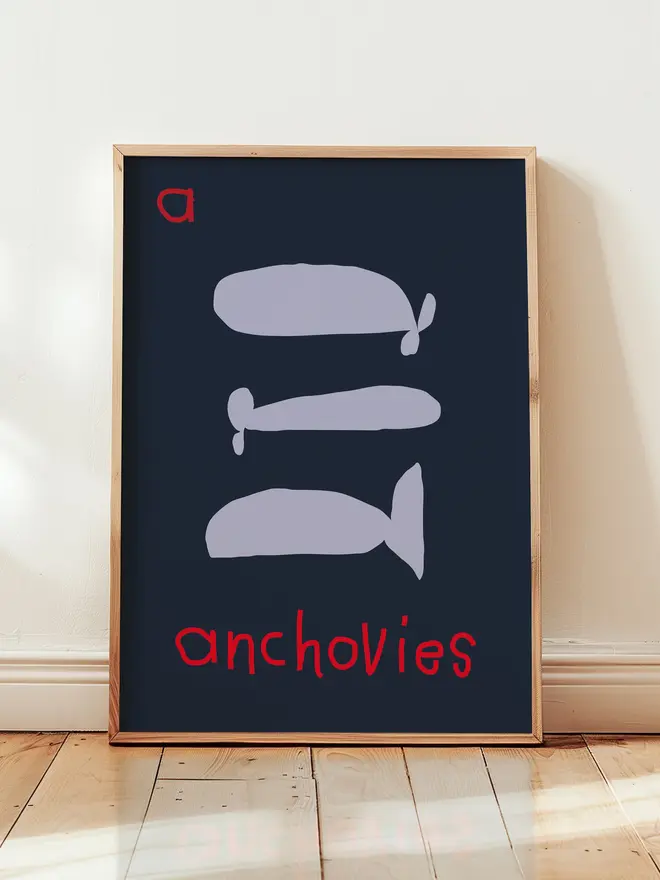 'Anchovies' Print