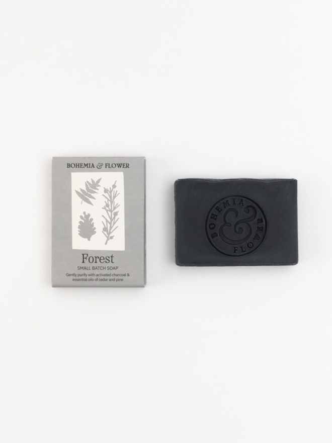 Activated Charcoal, Cedarwood & Rosemary Forest Soap
