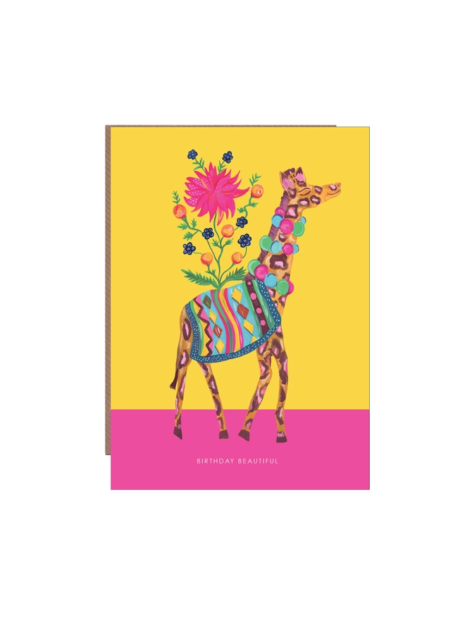 giraffe bloom birthday