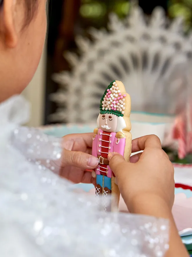 Christmas nutcracker biscuit
