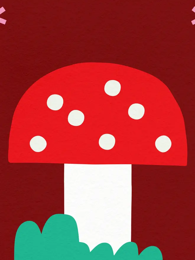 'Toadstool' Print