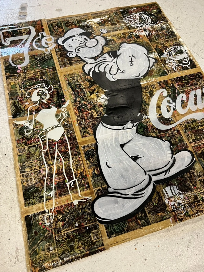 Popeye Pulp Punk Original 1/1