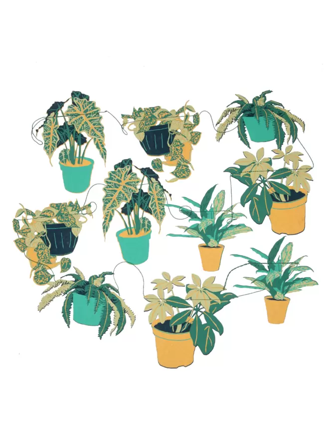 all 10 plant pot designs laid out 