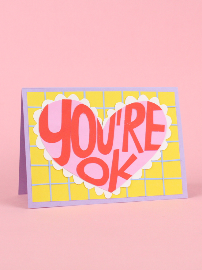 'You're Ok' Collaged Card